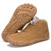 Mountaineering High-top Cotton Shoes Hiking Shoes Cotton Snow Boots Velvet Mountaineering Shoes Warm Non-slip Waterproof Walking Shoes