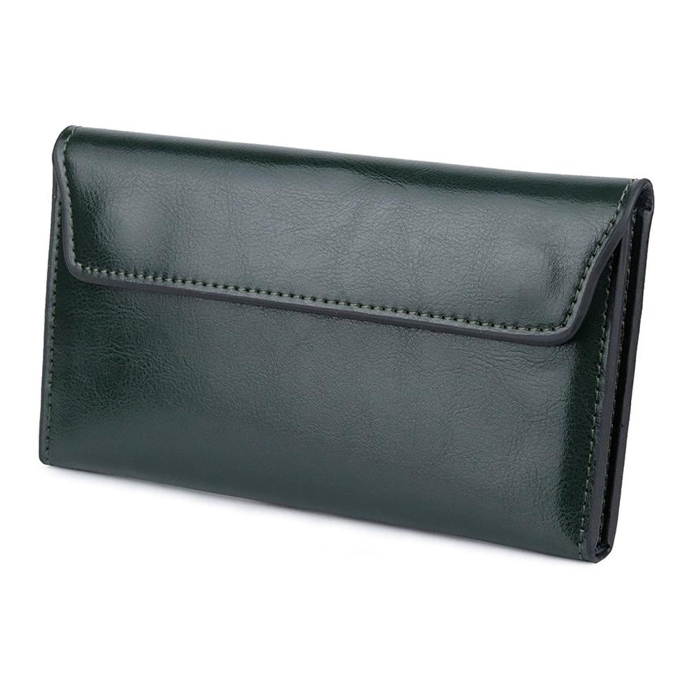 Leather Large Capacity Ultra-thin Long Wallet, Stylish and Simple Multifunctional Handbag, Women Wallet