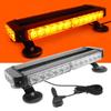 10inch Yellow Double Side Traffic Advisor Strobe Flash Light Bar Emergency Light Universal (13 Flashing Modes)