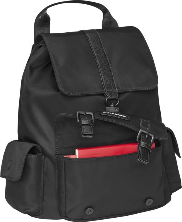 Moleskine Backpack (Small), Black, ET23TLEGBKSBK, Fits 13-inch Laptop, Business Backpack, Town Backpack