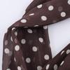 European Spring Polka Dot Halter Neck Top for Women