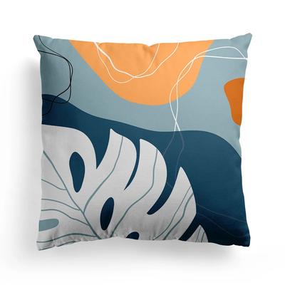 Nordic Abstract Art Print Pattern Cushion Cover Home Living Room Sofa Decoration Square Polyester Pillow   X