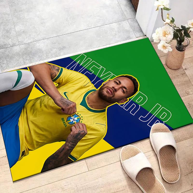 1pc Neymar15 Design Printed Area Rug Carpet for Bedroom Living Room Home Decor Rugs Mat Non Slip Mat Rug for Bedside