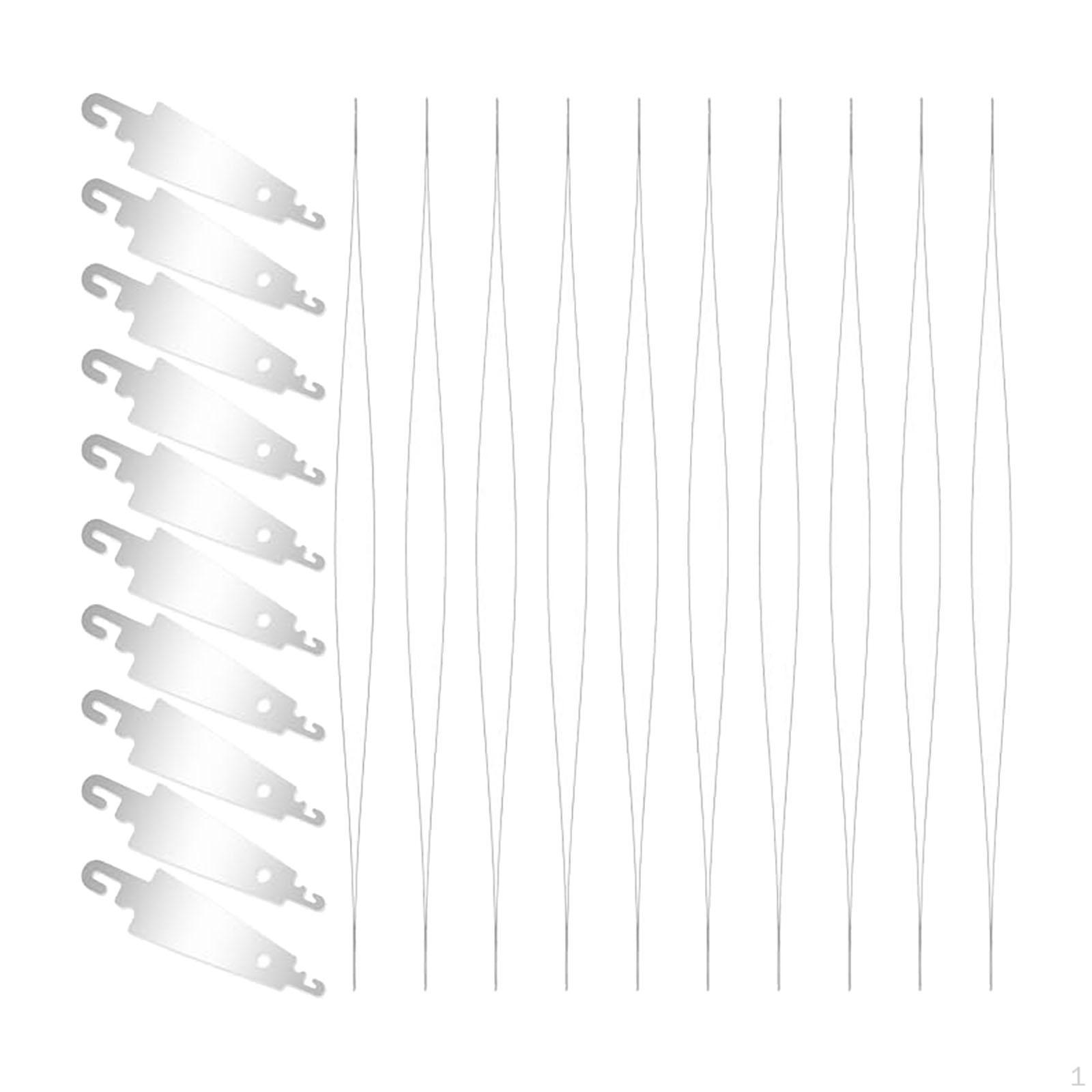 20Pcs Needle Threaders Embroidery Stitching Tools Accessories Long Stainless Steel Sewing