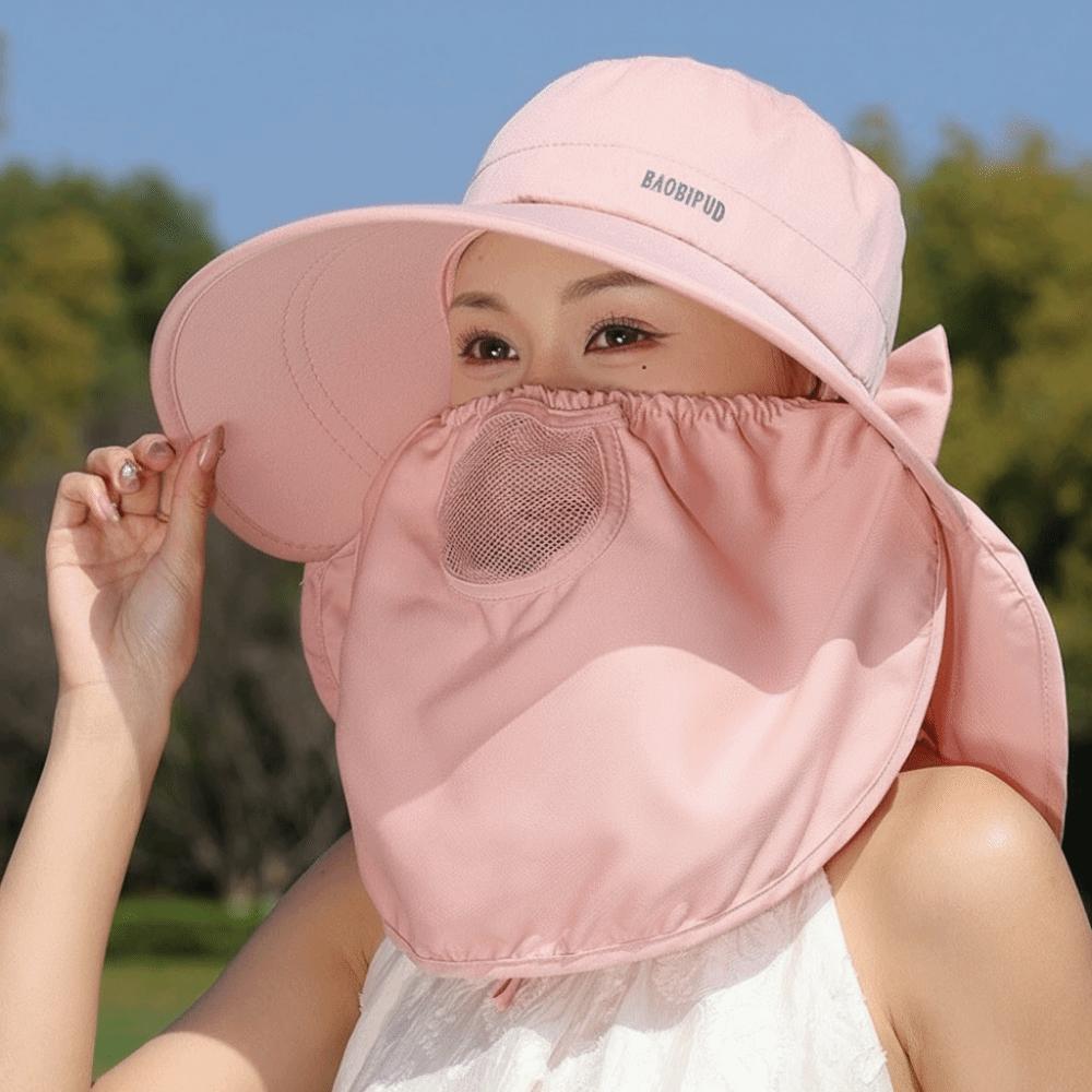 Breathable Sunscreen Sun Hat Lightweight Neck Flap Hat Fashion Picking Tea Hat  Hiking