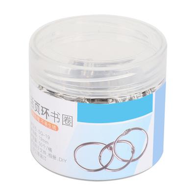 Tinplate Book Binder Loose Leaf Opening Circle Hoops for Scrapbook Album Stationery SuppliesSQ-19