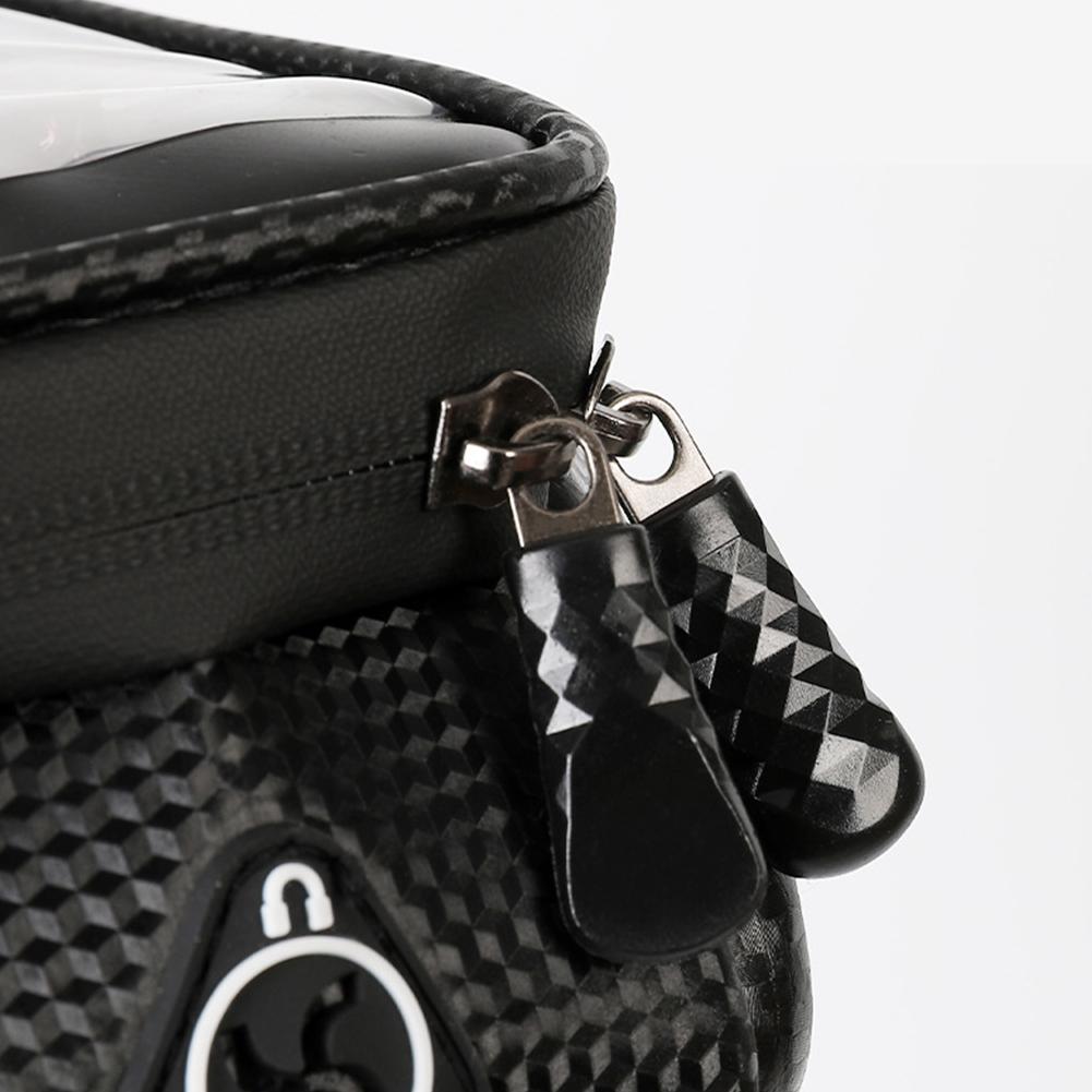 1.5/1L Bike Frame Front Tube Bag 7.4 Inch Touchscreen Hard Casing Bike Bag Waterproof Bike Phone Mount Pouch Bike Accessories