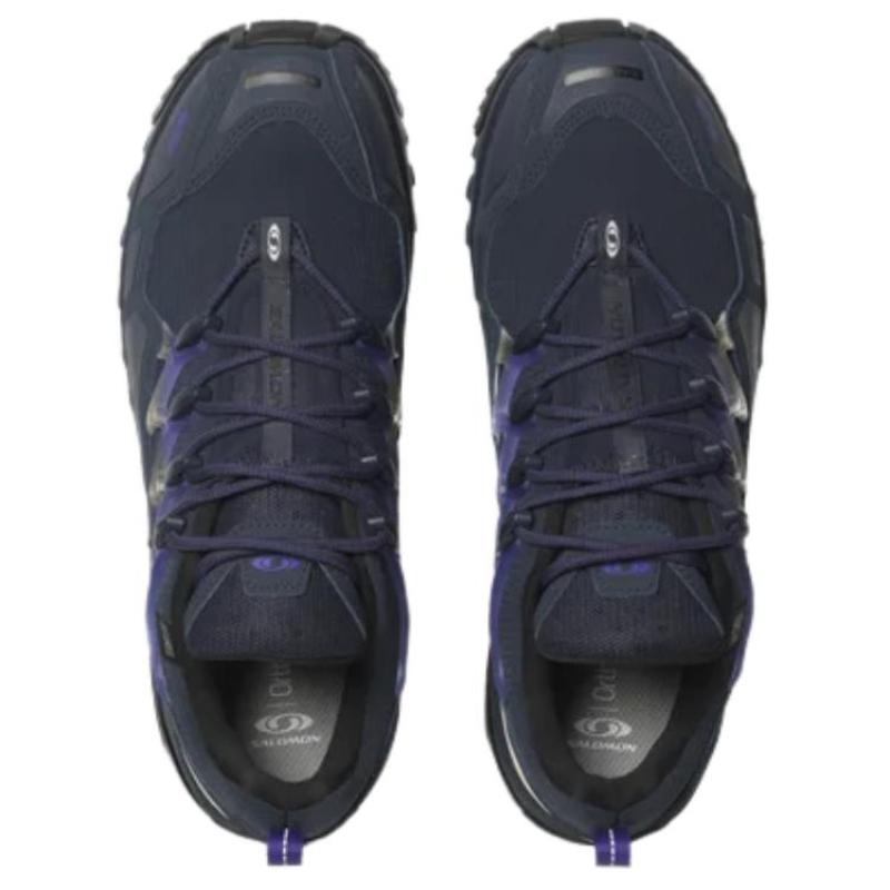 SALOMON ACS + CSWP Cushioning Breathable Coverage Support Low Top Running Shoes Unisex Dark Blue Sneakers 475955