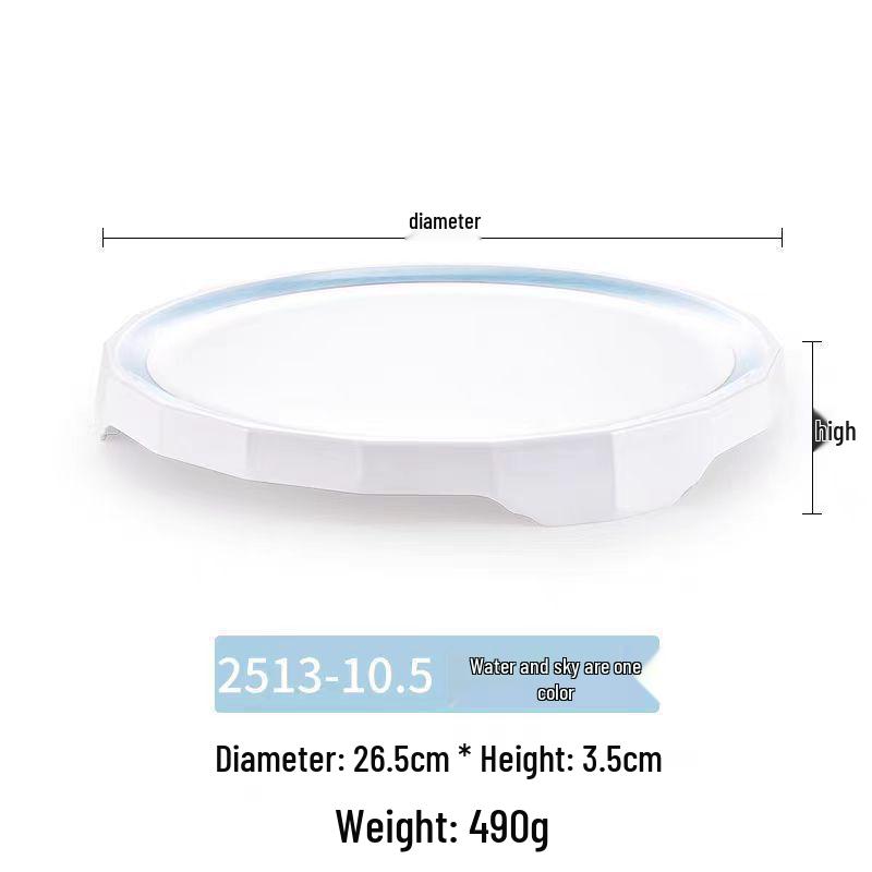 Chinese Creative Melamine Plate - Artistic Restaurant Specialty Dish