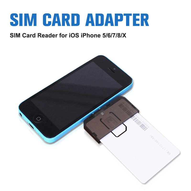 Sim Card Adapter Sim Card Reader Mini Sim Nano For Ios Phone5/6/7/8/X(Plug&Play)