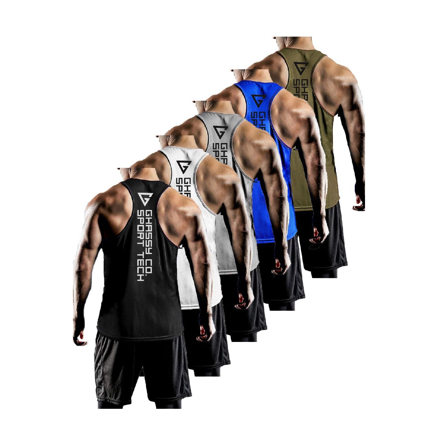 

Набор из 5 мужских трусов Dry Fit с Y-образной спинкой Gym Fitness Athlete Gym-101 S