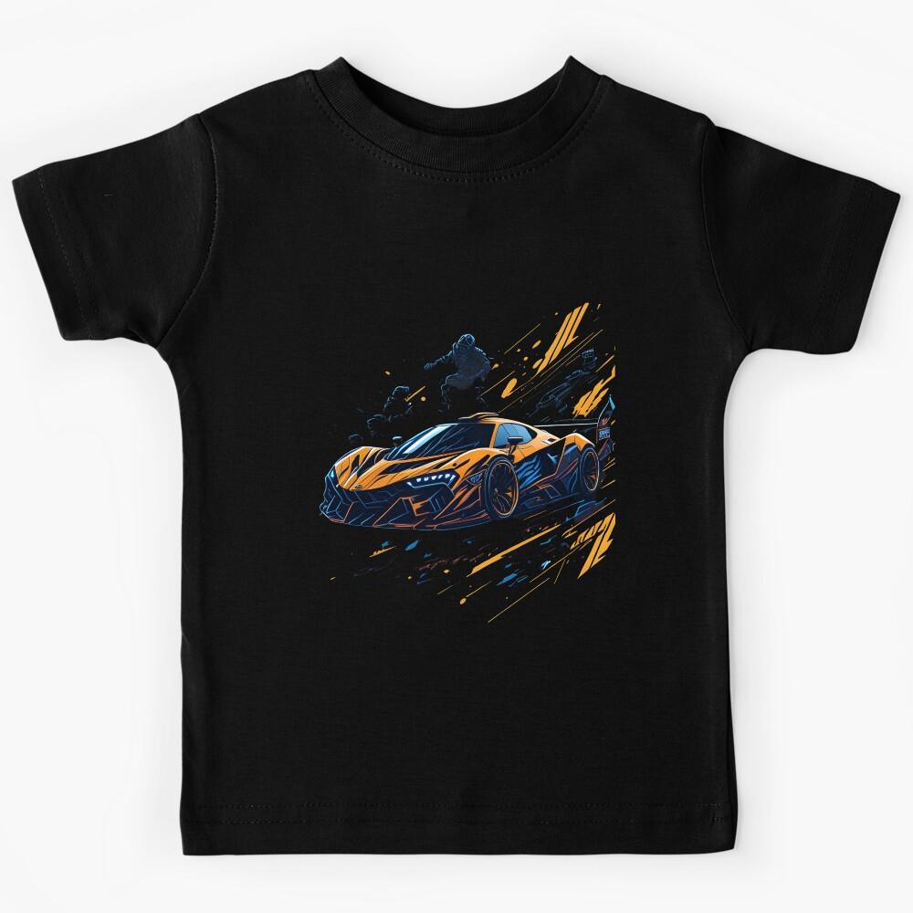 Speed Thrill Vibrant Colors Kids T-Shirt 130