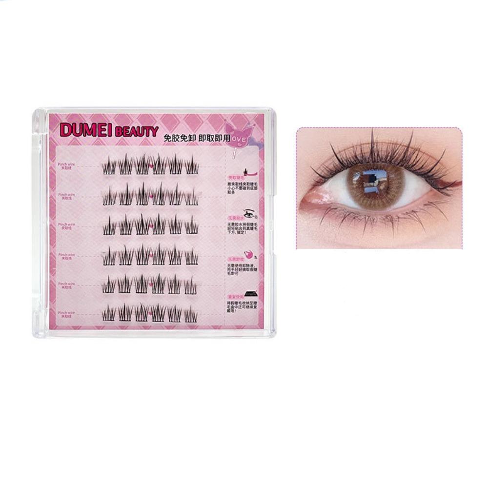 DIY Adhesive False Eyelashes Makeup False Eyelash Clusters Self-adhesive Lash Clusters Women/Girls