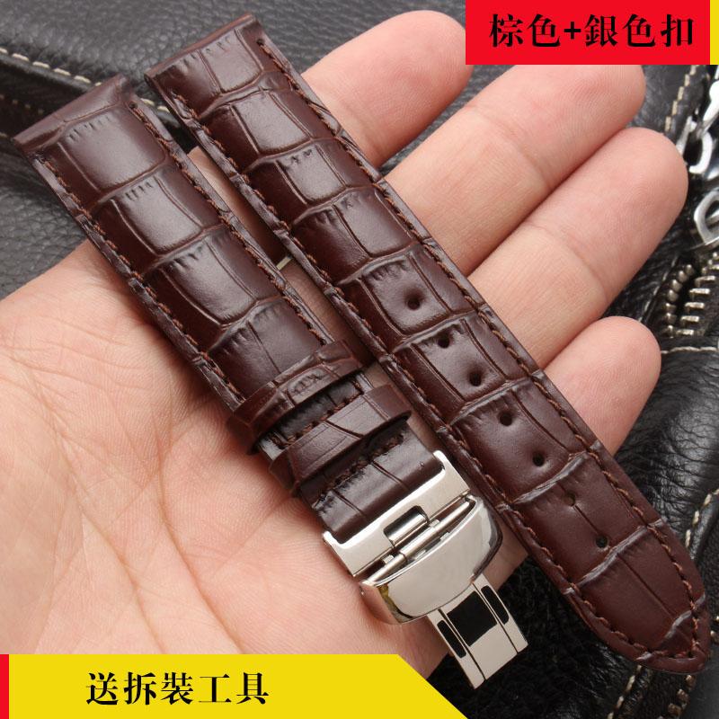 14 16 18 19 20 21 22mm Echtes Leder Uhrenarmbänder Riemen für Tissot Le Locle T41 T006 PRC200 Armband Uhr Armband 1853 Wat