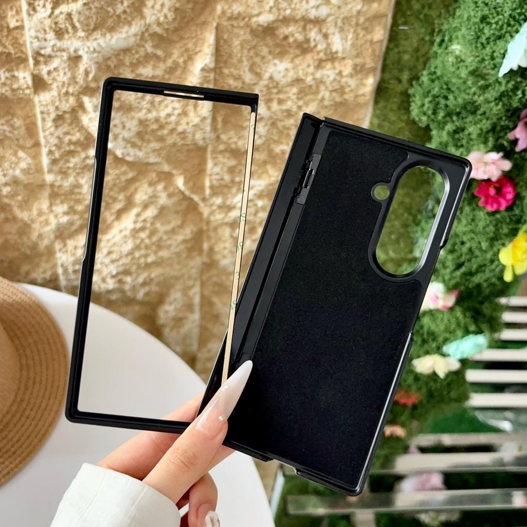 Lichee Pattern Leather Magnetic Case for Samsung Galaxy Z Fold 8 7 6 5 4 ZFold8 Ultra for Magsafe Shockproof Protection Cover