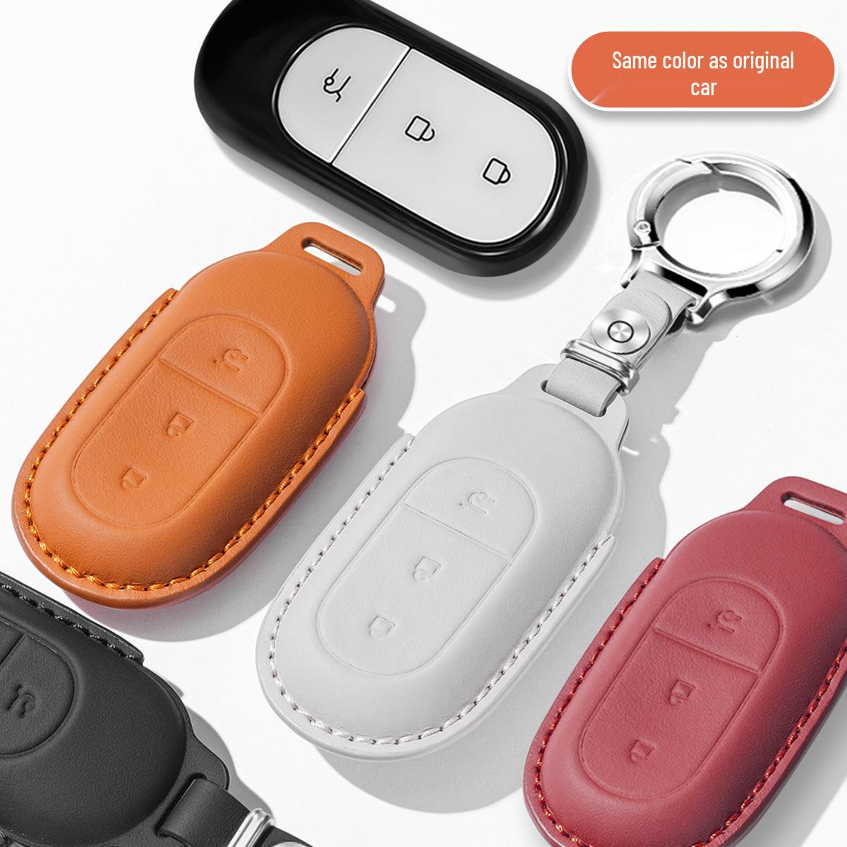 

Li Auto B10 Leather Key Case for Men & Women - Fits B01, C01, C10, C11, C16 Models