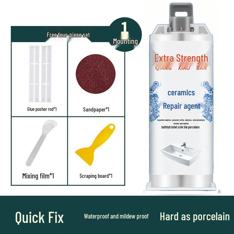 Newcomer Discount: Ceramic Repair Glue - Strong Waterproof Adhesive for Washbasin Crack Repair