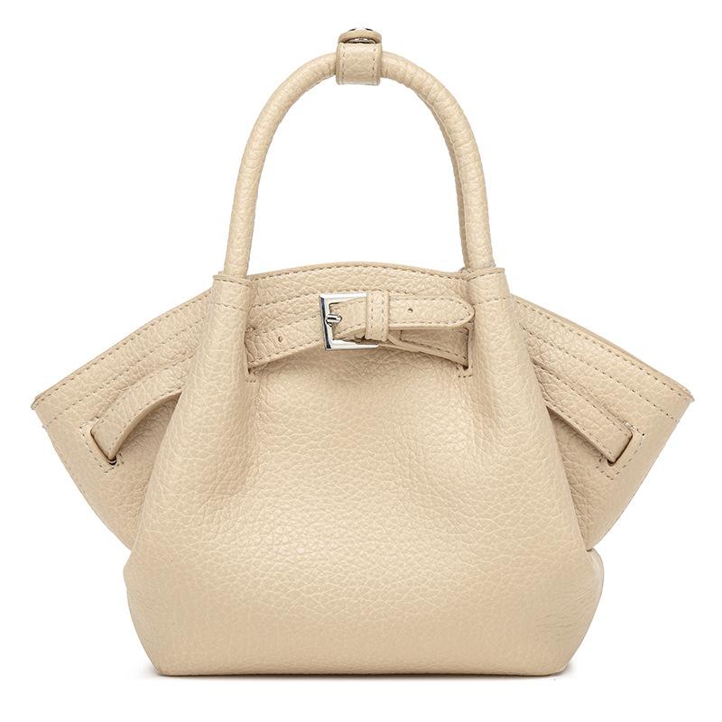 

2025 New Fashion High Sense PU Women s Messenger Bag Pleated Wings Ladies Handbags Daily Versatile Commuter Basket Bags for Mother s Day Gifts