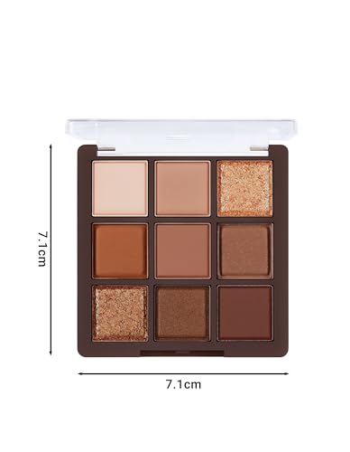 Erinde eyeshadow palette pearl matte brown 06# caramel Greek smoky chocolate waterproof sweat-resistant highly pigmented long-lasting