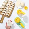 1PC Household Kitchen Multifunctional Three In One Dumpling Making Mold, A Dumpling Making Tool with A Pressure Protector, Simple and Convenient