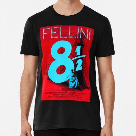 

8 12 1963 Federico Fellini Movie Poster S to 5XL Made in the USA T-Shirt Unisex T-Shirt L