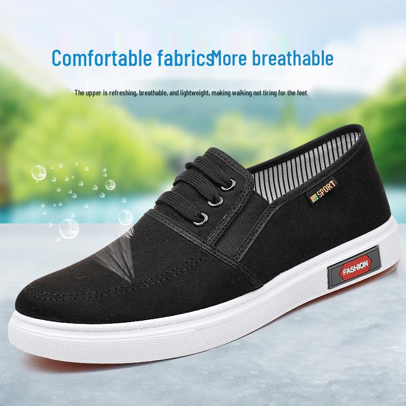 Men's Casual Slip-on Breathable Cloth Shoes for Driving