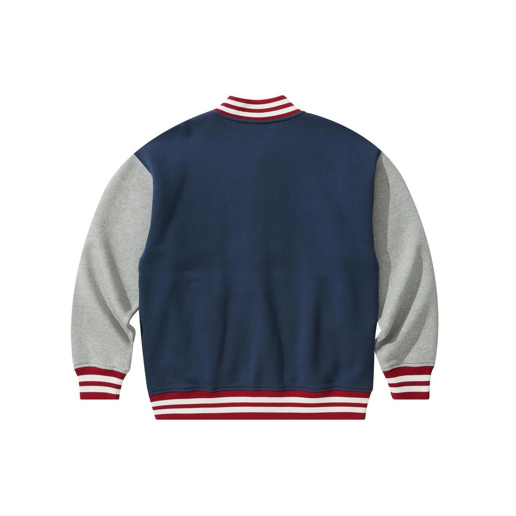 Champion Action Style Collection, Champion Letter Fleece Lined Jacket Sports Baseball Jacket Japan Version Unisex C3-Q010