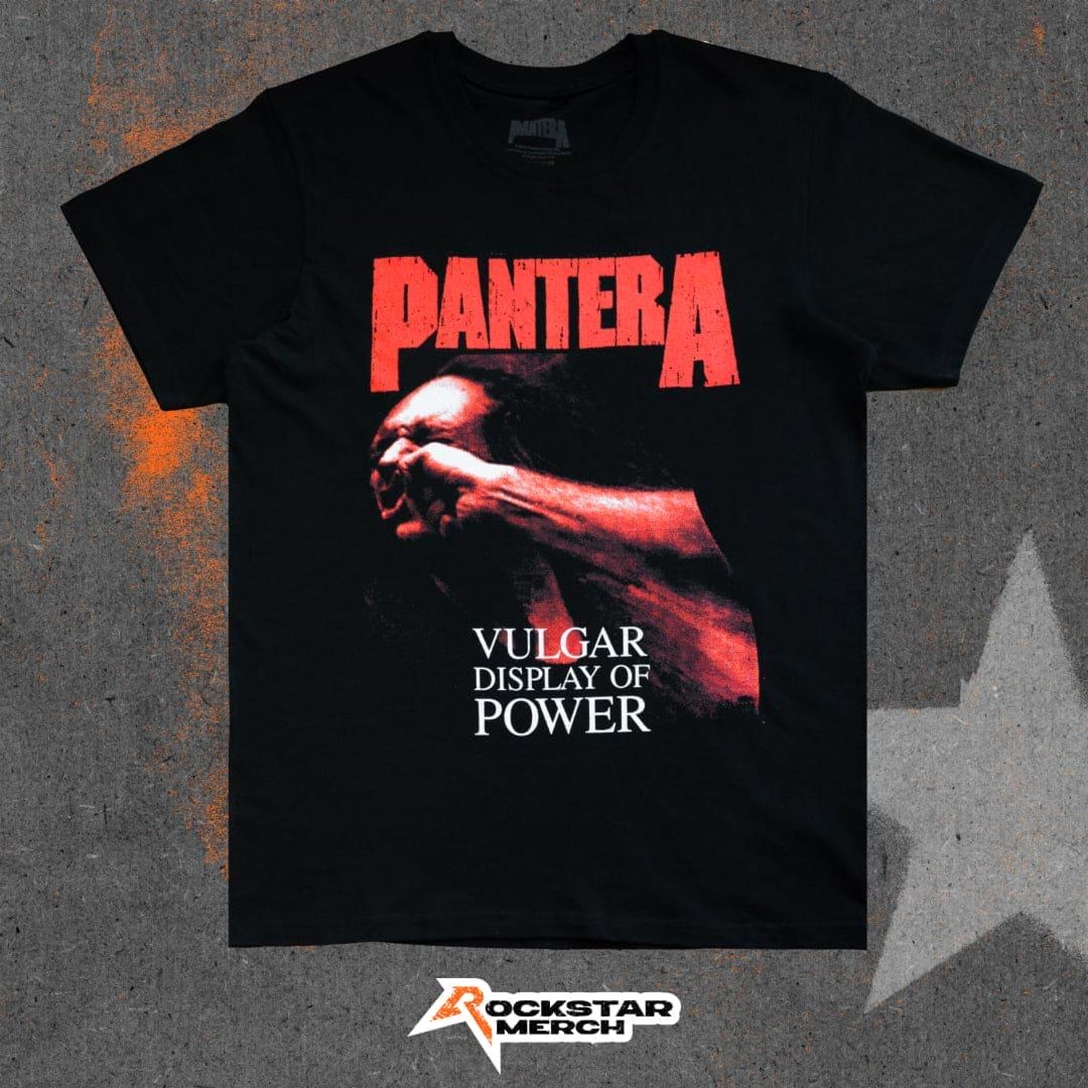 PANTERA Red Vulgar Band T-Shirt S