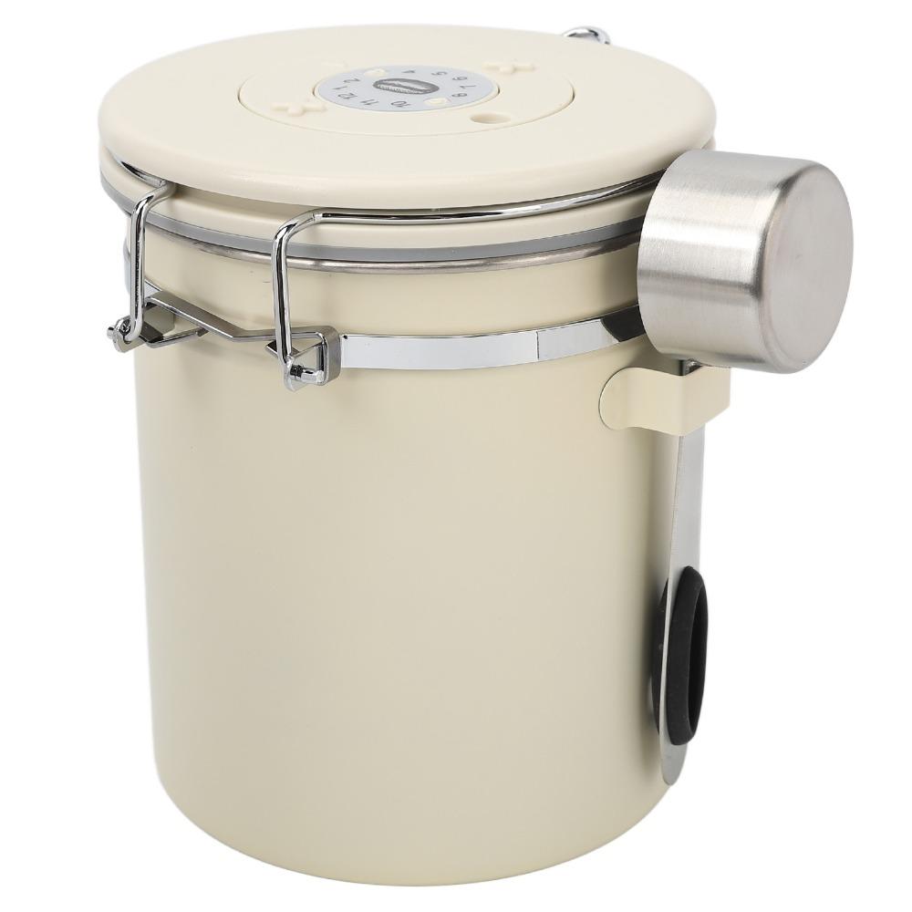 Vacuum Seal Coffee Bean Storage Container Stainless Steel Coffee Canister For Coffee Beans