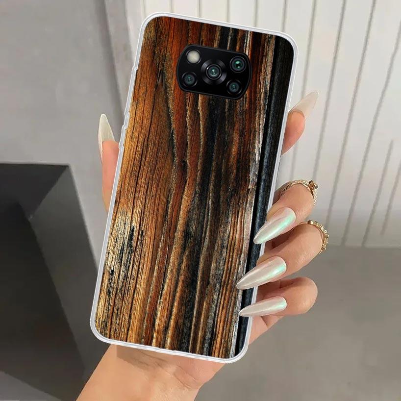

Wood Wooden Pattern Phone Case for Xiaomi Poco X5 X6 X7 Pro F7 Ultra M7 Redmi 15 15C 13 13C 12 12C 10 10A 10C 9 9A 9C 9T Shell P Redmi 15 5G