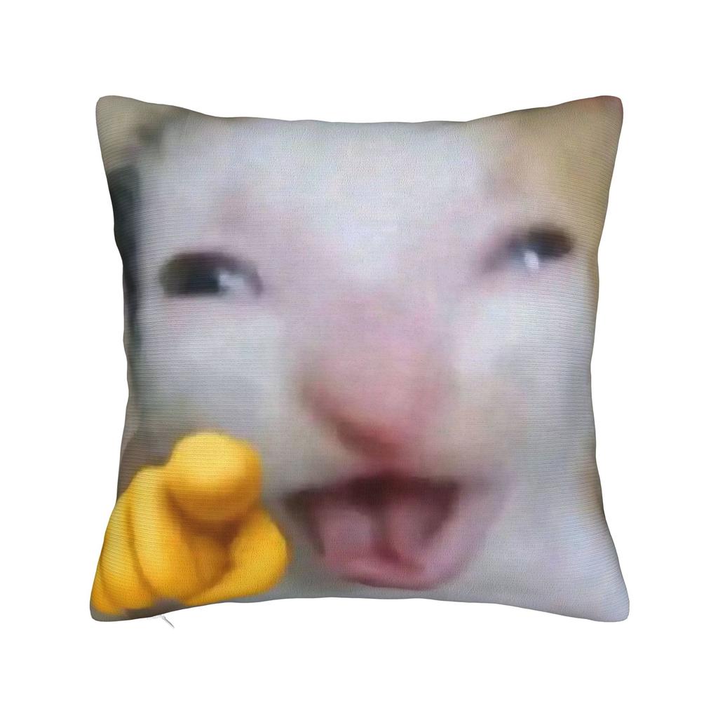 Home Decor Meowl Cat Owl Meme Pillowcase Accessories Pillow Cover Square Multi-Size