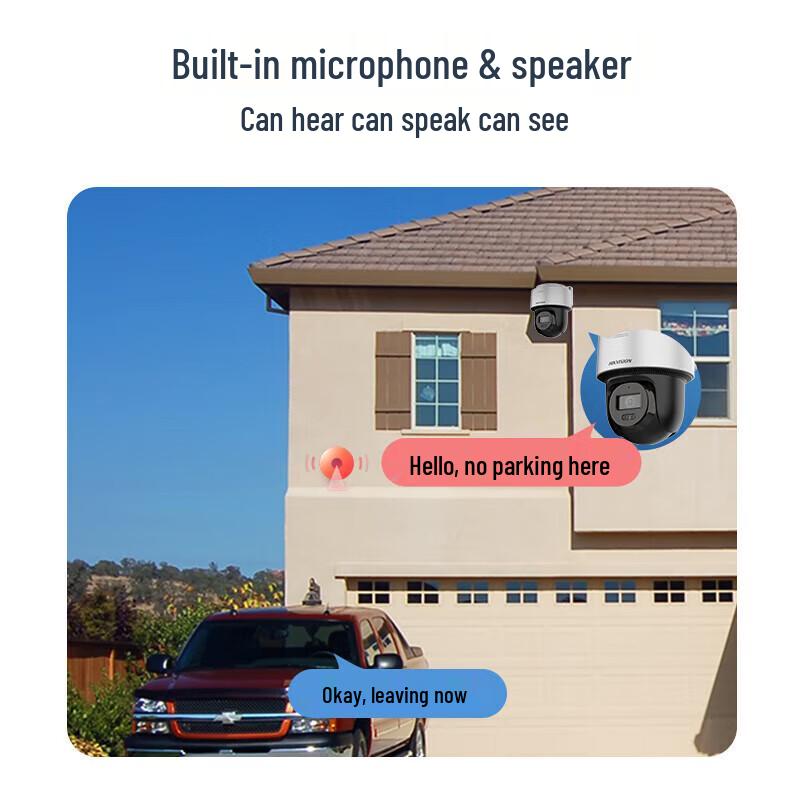 Hikvision 4MP Dual-Light PoE Dome Security Camera CN Plug (adapter Included)