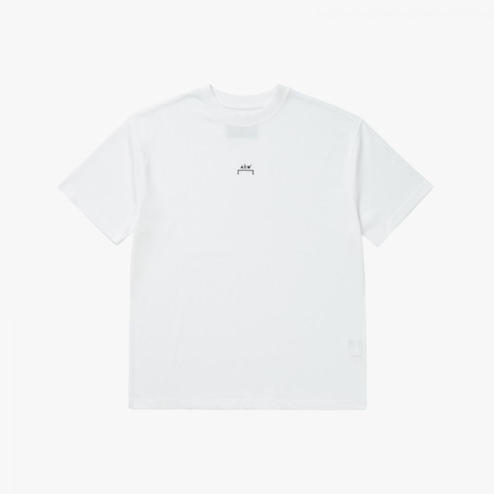 Accoldwall AcwmtS091 White ESSential Acw Logo Men S Short Sleeve Tee