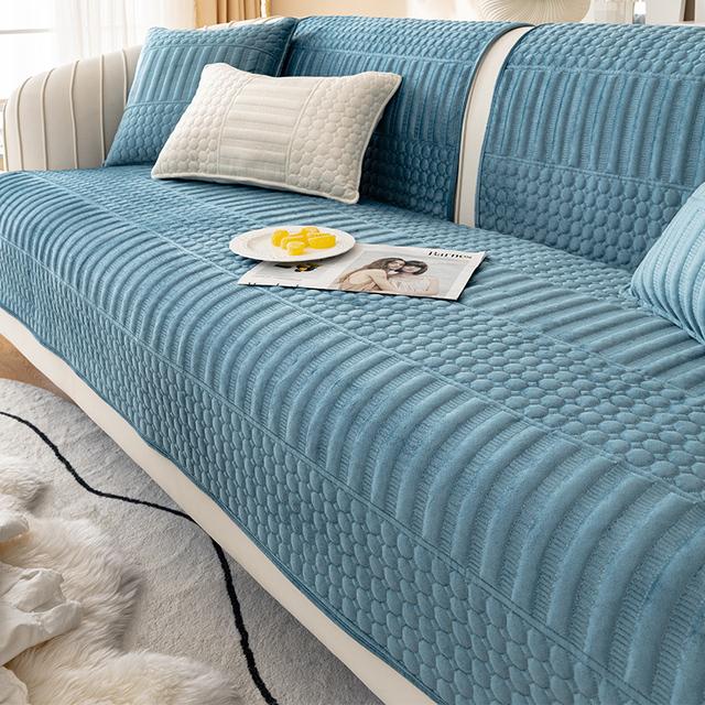 Thicken Plush Sofa Towel Universal Sofa Cushion Non -Slip Couch Covers Sofas Towel For Living Room Decor Furniture Protection