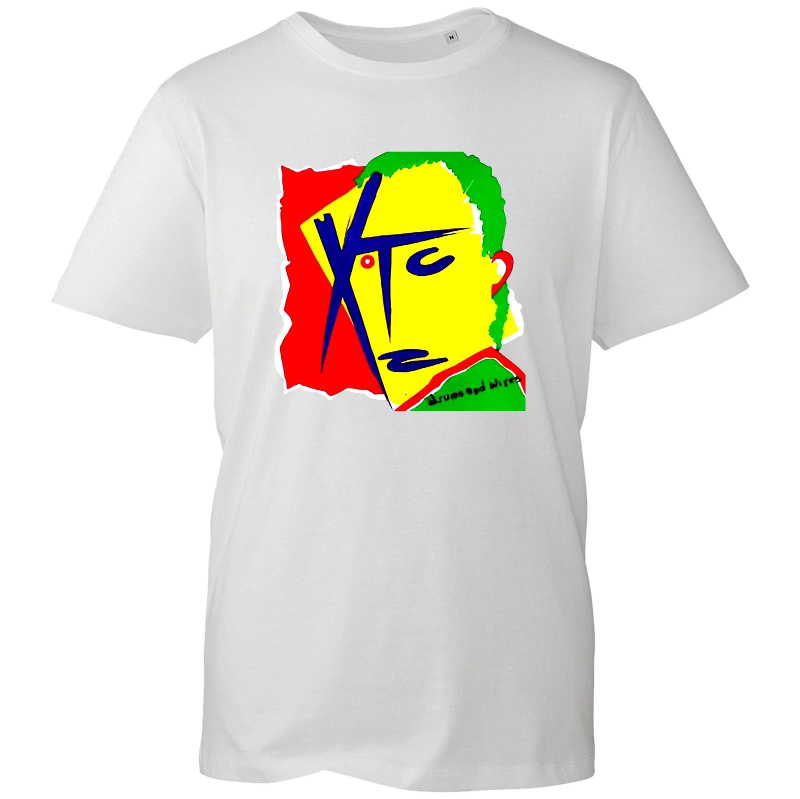 

XTC Drums and Wires New Wave Rock Music Shirt Retro Cool Top Tee Gift T Shirt 3XL