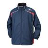 Mizuno Basketball Windbreaker Navy X Red X Size 2XL Size Shirt, Mini-Basketball, Unisex, W2JE6501, White, (Japan 2L)