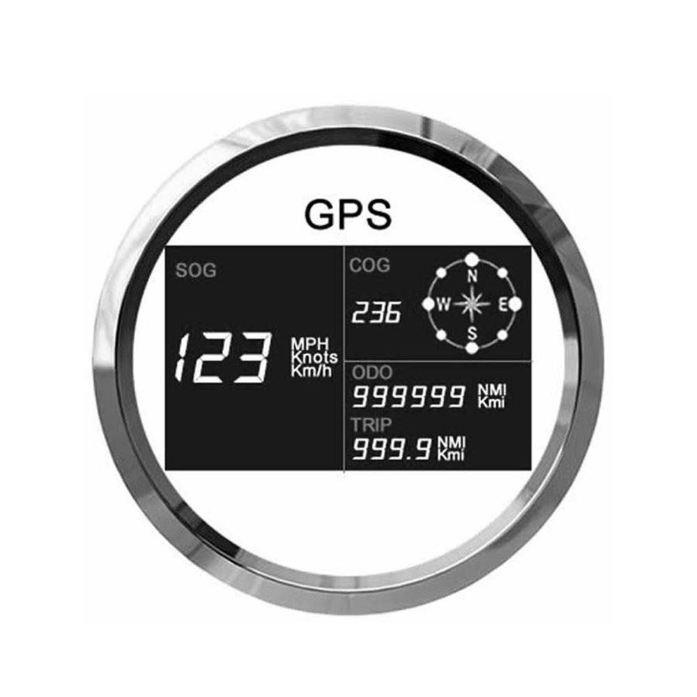 

Универсальный 85-мм судовой автомобильный GPS спидометр многофункциональный датчик 0-299 миль/ч узел км/ч