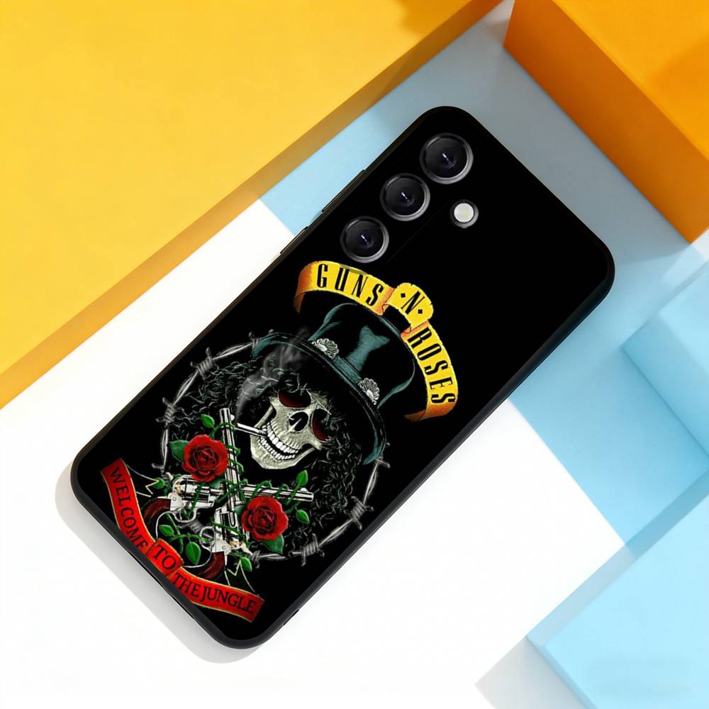 Band G-Guns N Roses Cool Voor Samsung Galaxy A 73,72,51,53,52,71,22,5G,Note,J7,8,9 Zwart Zacht Hoesje Telefoonhoesje