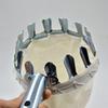 Ergonomic Orchard Fruit Harvester Extendable Poles Stainless Steel Fruit Pickers For Apples Lemon Pear Collection