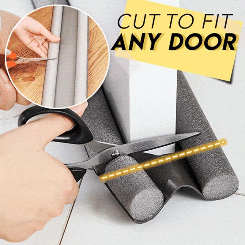 Adjustable Door Bottom Seals Strip Weather Strip Under Door Draft Stopper Thicker Anti-Cold Gap Blocker Sealing Weather Strip