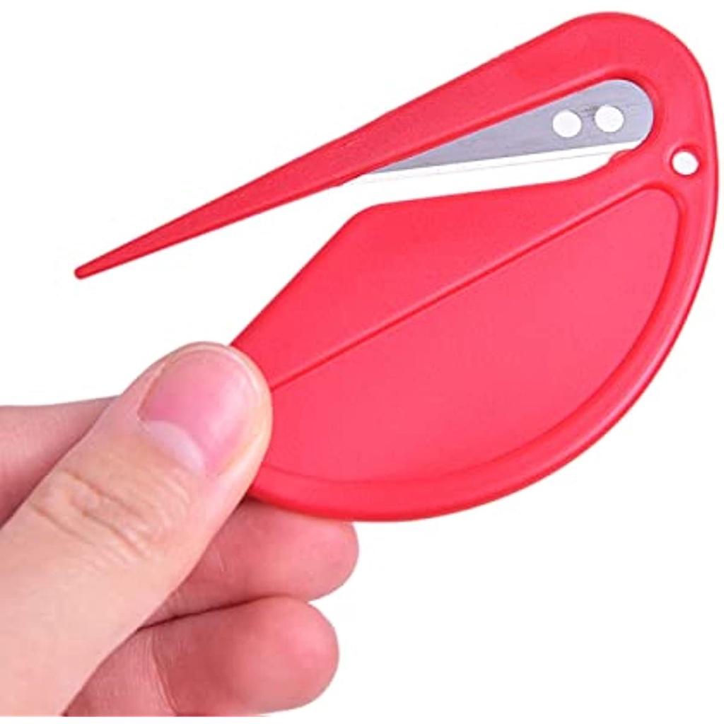 Letter Open Envelope Opens Plastic Envelope Plastic Efficient Open Mail Paper Cutting With Metal Blade Mini Plastic Letter Open for Packing Mail and