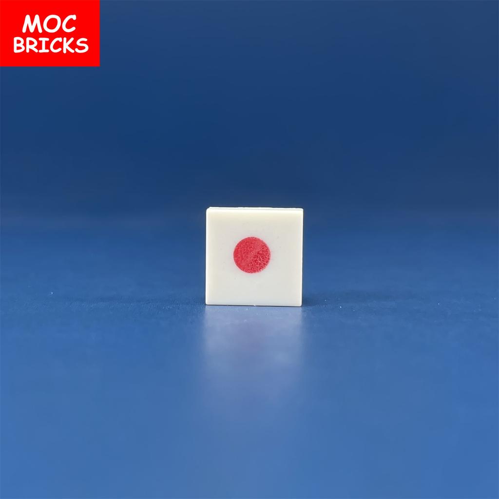 Non-Toxic Moc Bricks Chinese Mahjong Popular Friends Party Games Printed Character Building Blocks Assembly Toys