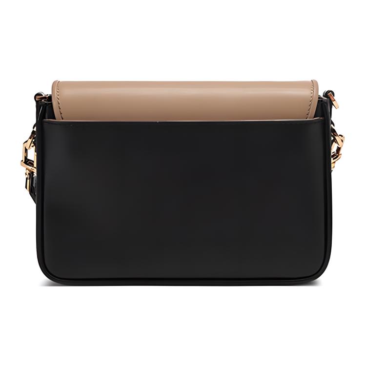 New MICHAEL KORS Bradshaw Cow Leather Handbag, Crossbody Bag, Shoulder Bag Women's 30T1G2BM2L-BLACK-CAMEL