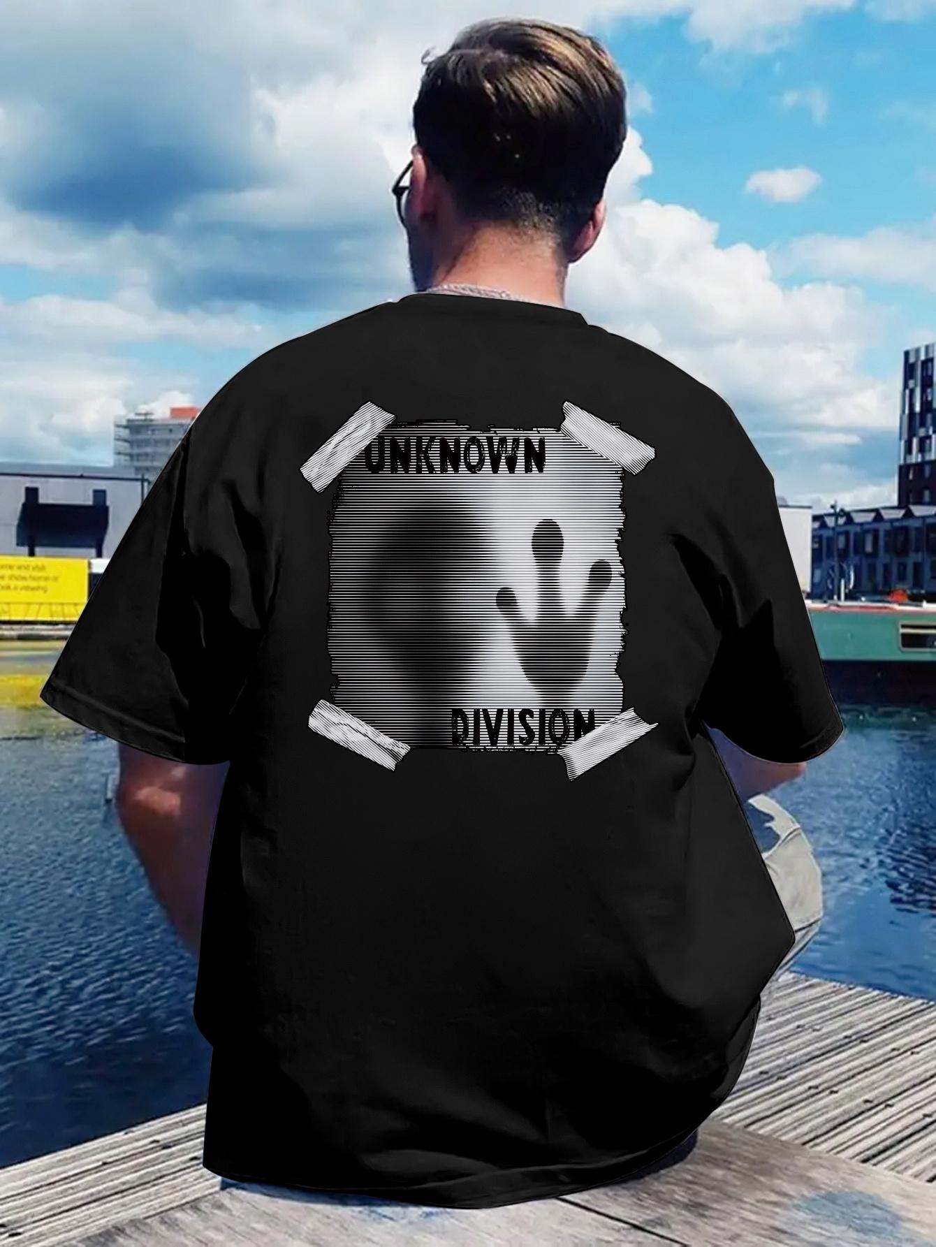 

Inspirational Unknown Division Graphic T-shirt - Black Short Sleeve Crew Neck XXXL