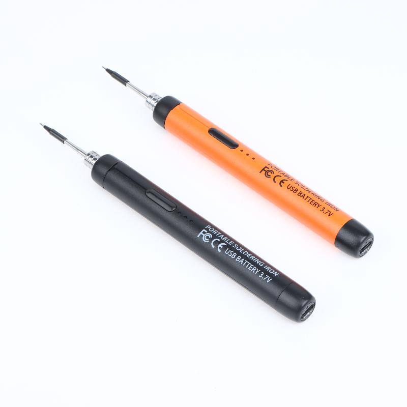 Kit de Ferro de Solda USB Aquecimento Rápido com Pontas Extras Estojo de Armazenamento para Drone RC Reparo de Peças Pequenas Soldagem