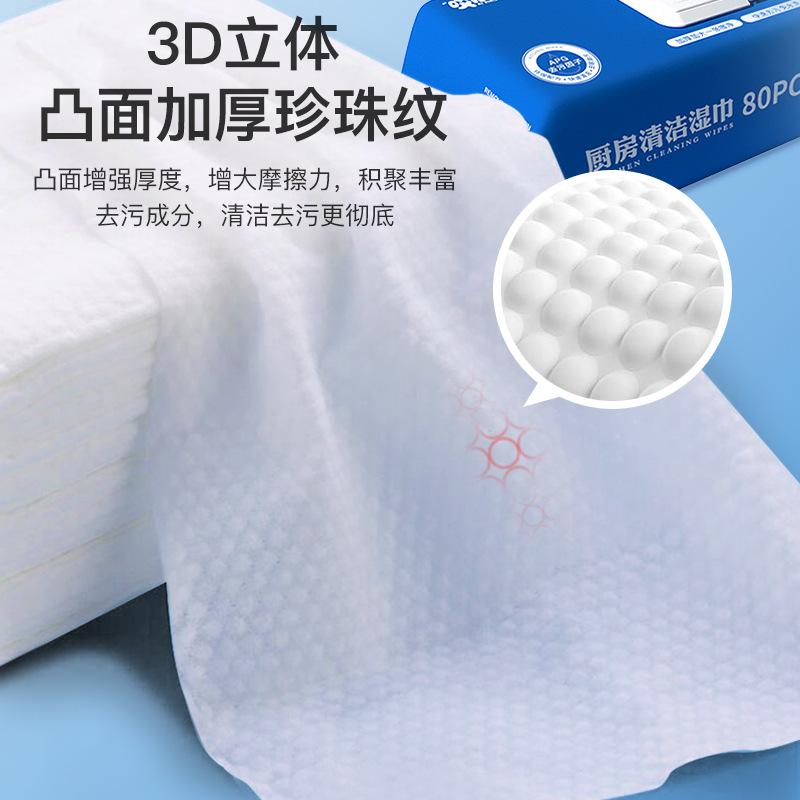 Extra Large Kitchen Wipes, Range Hood, Stove Cleaning, Degreasing, Disposable Wipes