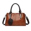 2025 Fashionable Women's Cowhide Shoulder Crossbody Bag – Versatile, Large Capacity, Three-Layer Design for Moms