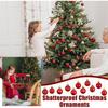 3CM 30Pcs Shatterproof Christmas Balls Pendant Xmas Tree Hanging Ornament Star Topper Noel Navidad Decor for Home New Year Gifts
