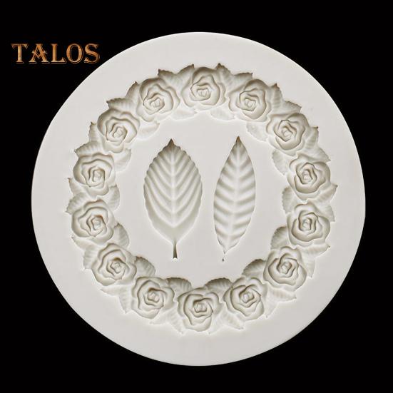 Fondantform, Küchenhelfer, DIY, wiederverwendbar, nützliche Blumenform, klare Textur, Schokoladenform zum Backen