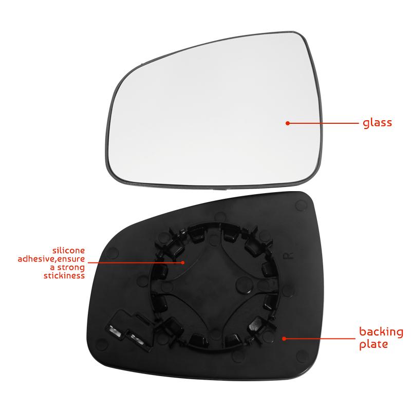 For Renault Logan Sandero 2008-2013 Symbol 2013-2023 Dacia Duster 2014-2017 Side Mirror Glass With Heating Rearview Mirror Lens